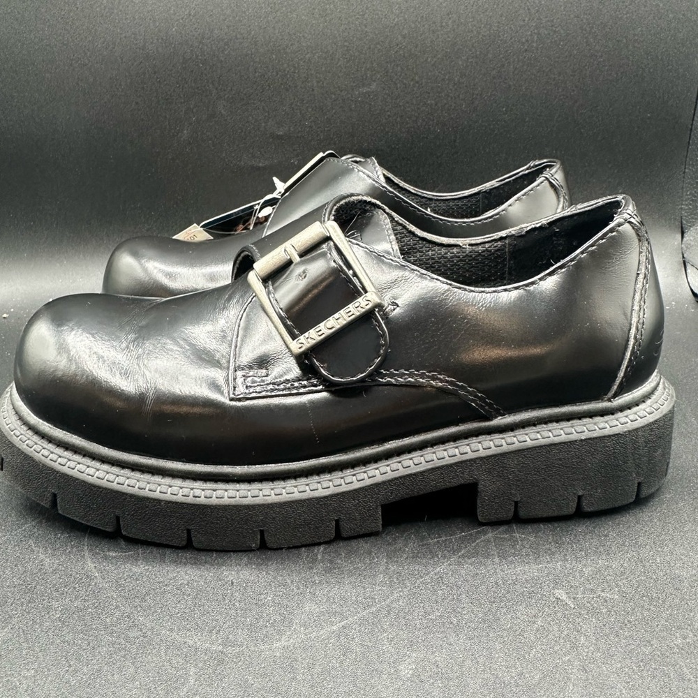 NWT Skechers Women’s Shoes 6 Monk Strap Vintage Loafers Chunky